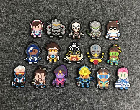 Overwatch perler beads - Check out our overwatch beads selection for the very best in unique or custom, handmade pieces from our shops.